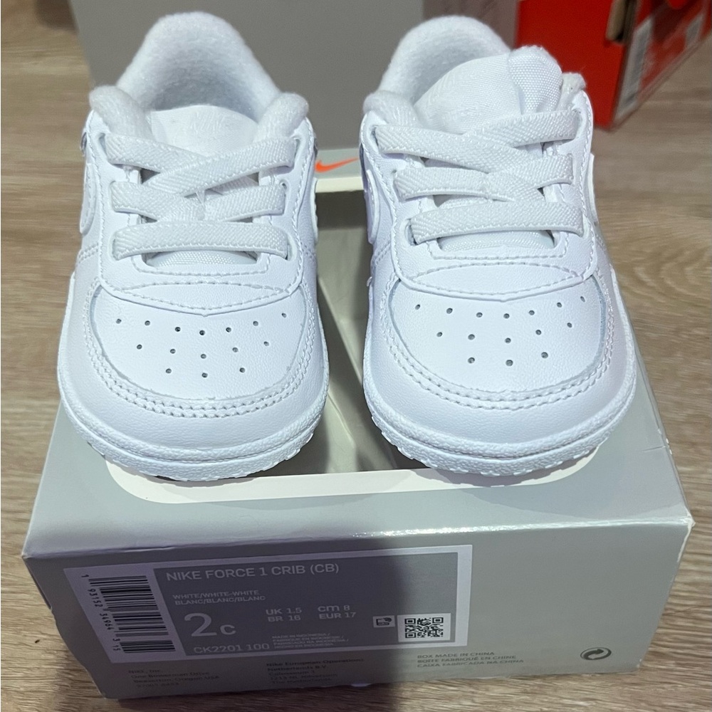 Baby infant nike Air Force 1 crib bootie